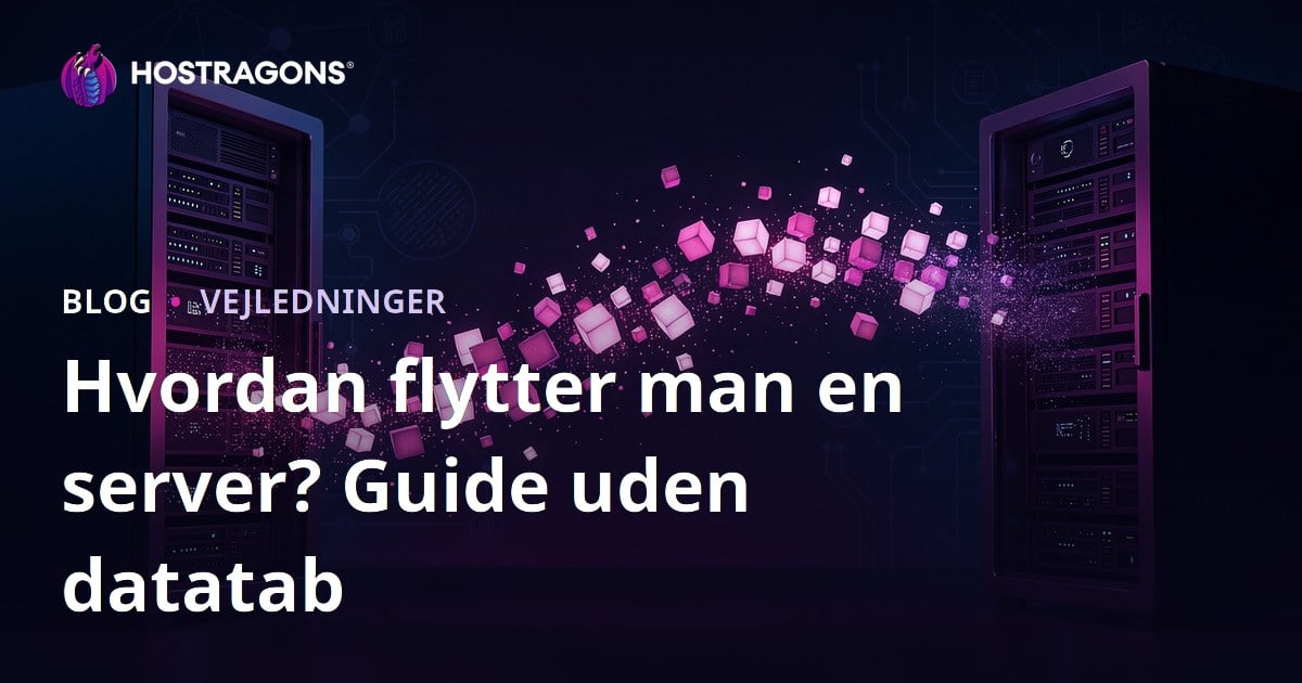 Serverflytning (Migration) Trin for Trin: Sådan Flytter du Website Uden Datatab