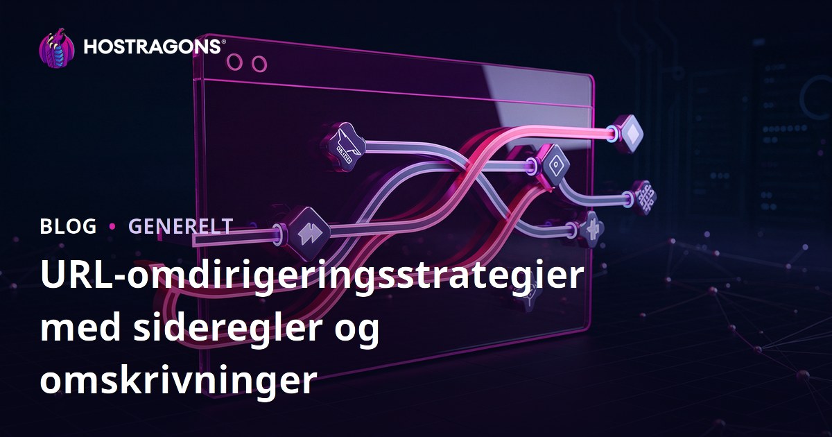 URL-omdirigeringsstrategier med sideregler og omskrivninger