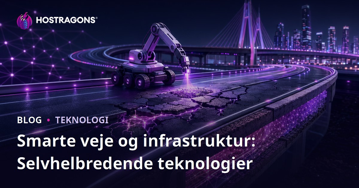 Smarte veje og infrastruktur: Selvhelbredende teknologier