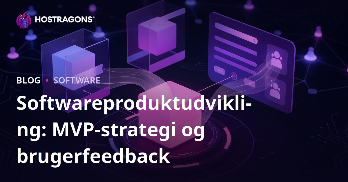 Softwareproduktudvikling: MVP-strategi og brugerfeedback
