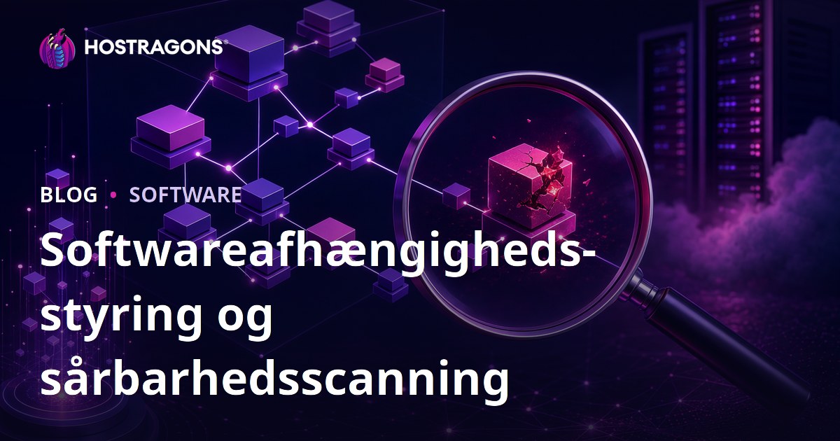 Softwareafhængighedsstyring og sårbarhedsscanning