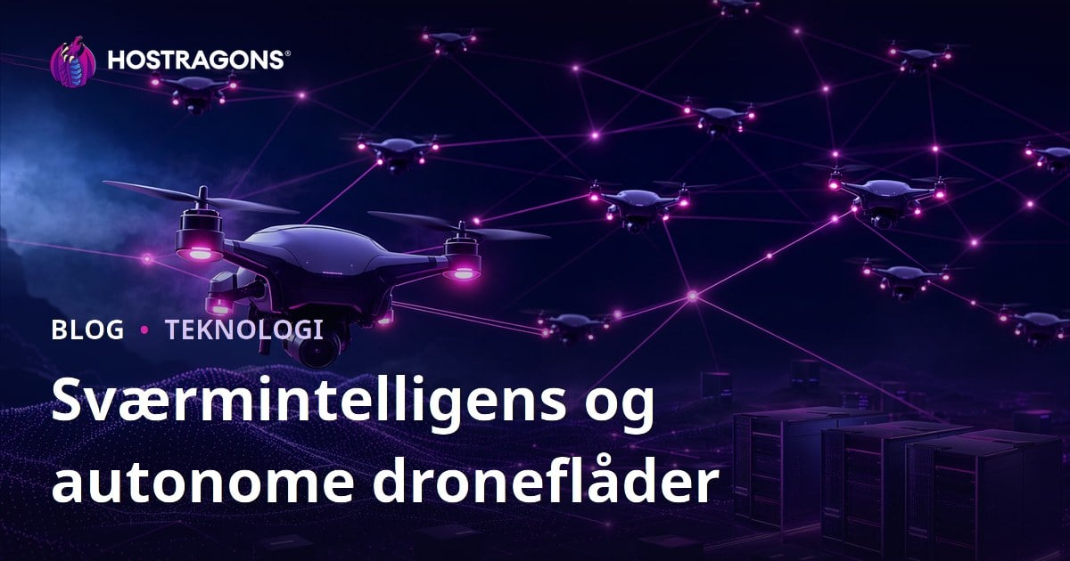 Sværmintelligens og autonome droneflåder