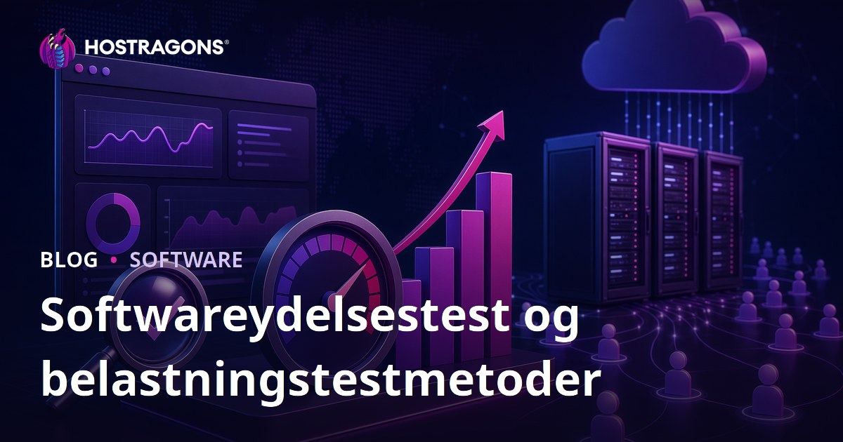 Softwareydelsestest og belastningstestmetoder