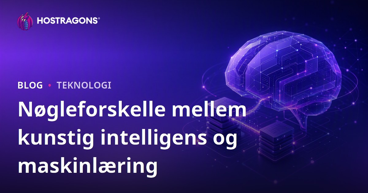 Nøgleforskelle mellem kunstig intelligens og maskinlæring
