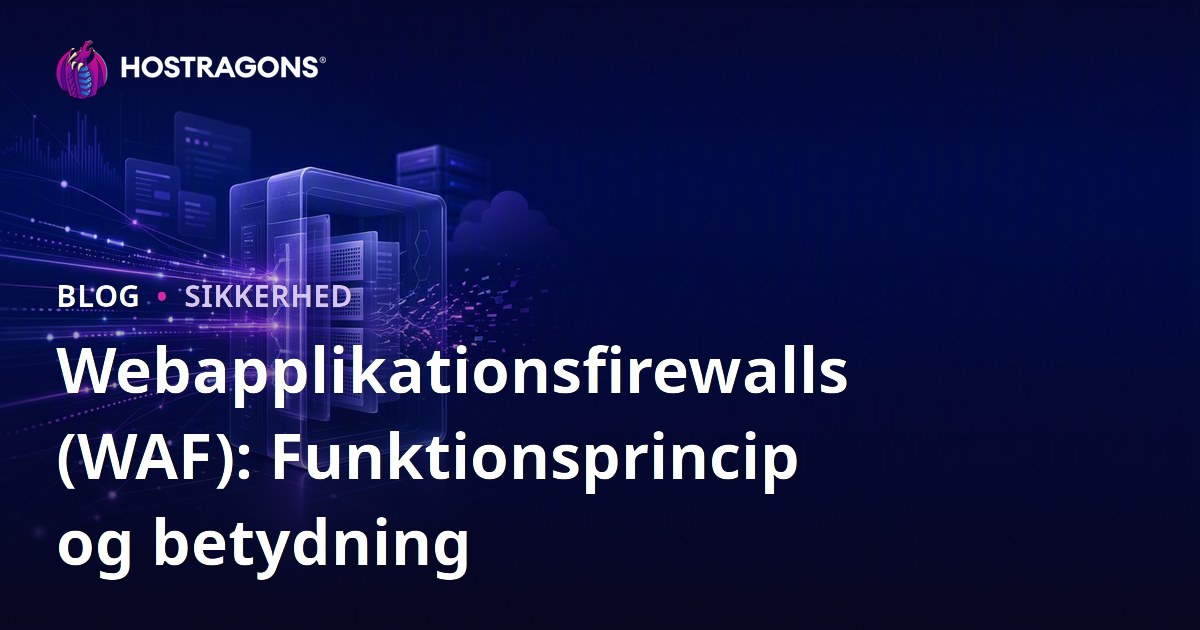 Webapplikationsfirewalls (WAF): Funktionsprincip og betydning