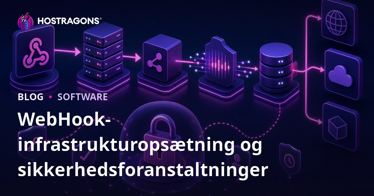 WebHook-infrastrukturopsætning og sikkerhedsforanstaltninger