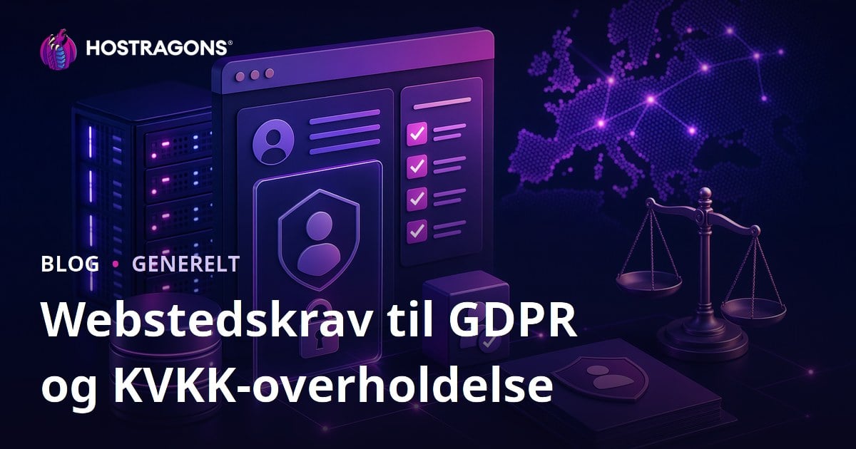 Webstedskrav til GDPR og KVKK-overholdelse