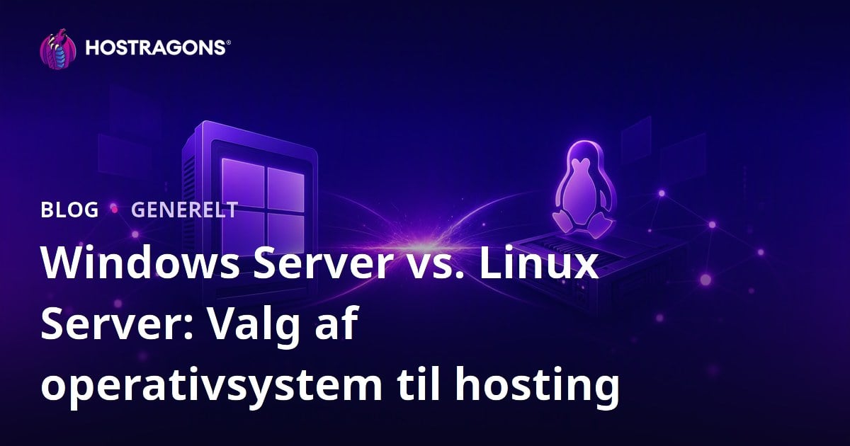 Windows Server vs. Linux Server: Valg af operativsystem til hosting