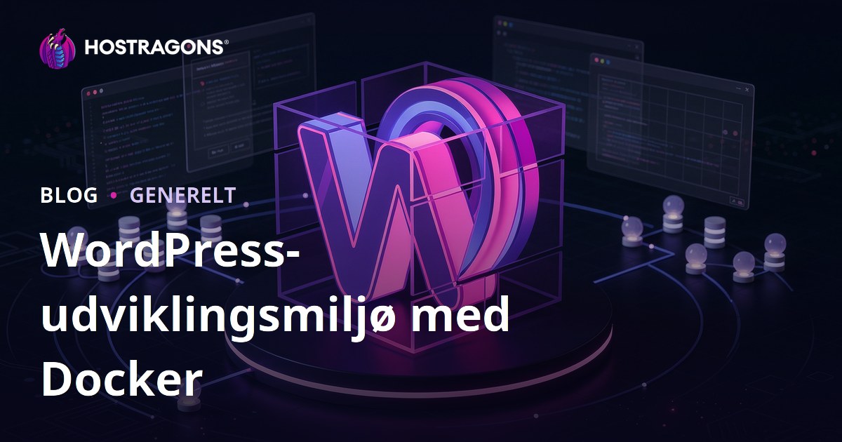 WordPress-udviklingsmiljø med Docker