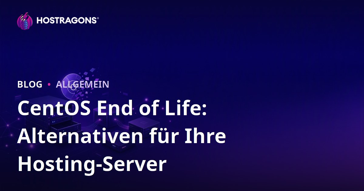 CentOS End of Life: Alternativen für Ihre Hosting-Server