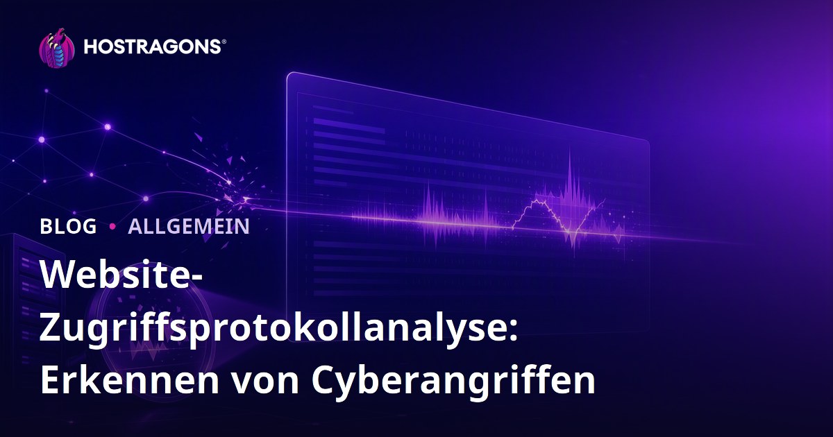 Website-Zugriffsprotokollanalyse: Erkennen von Cyberangriffen