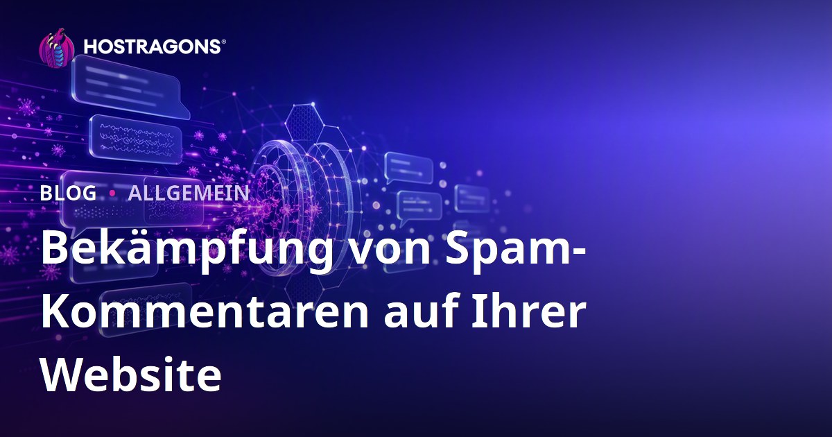 Bekämpfung von Spam-Kommentaren auf Ihrer Website