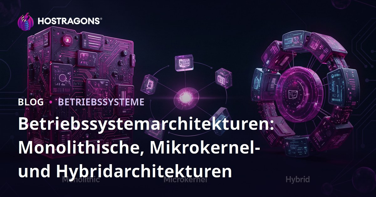 Betriebssystemarchitekturen: Monolithische, Mikrokernel- und Hybridarchitekturen