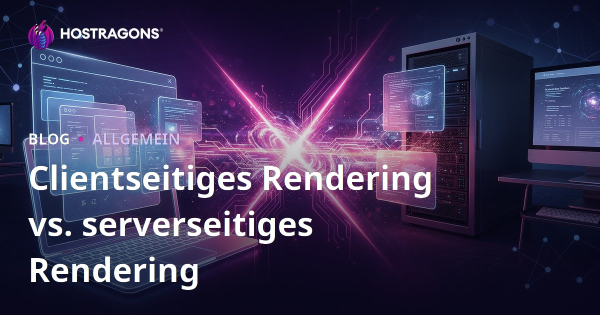 Clientseitiges Rendering vs. serverseitiges Rendering