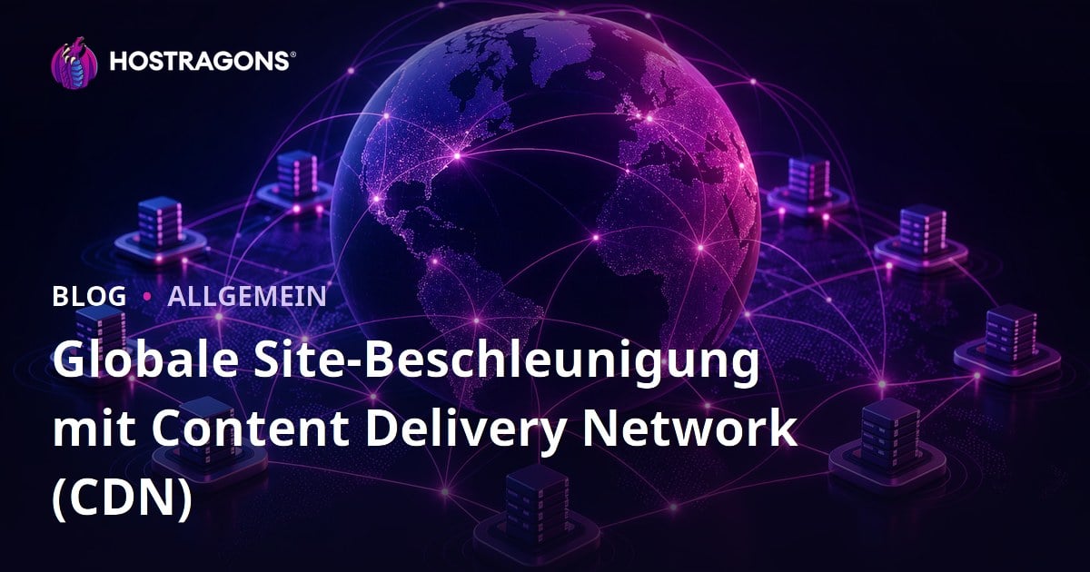 Globale Site-Beschleunigung mit Content Delivery Network (CDN)