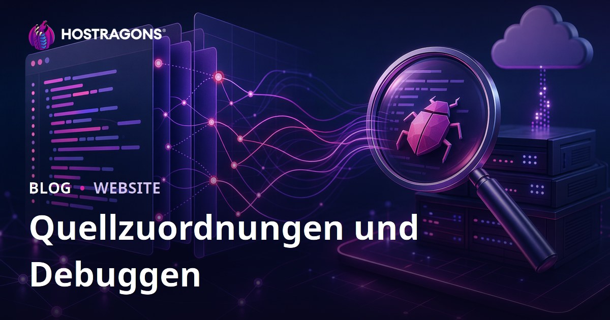 Quellzuordnungen und Debuggen