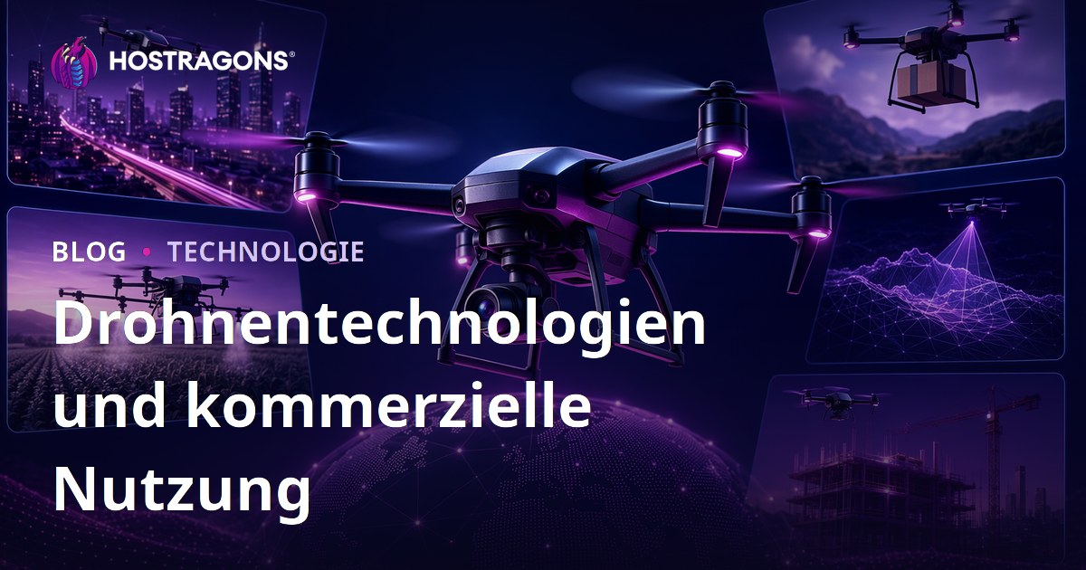 Drohnentechnologien und kommerzielle Nutzung