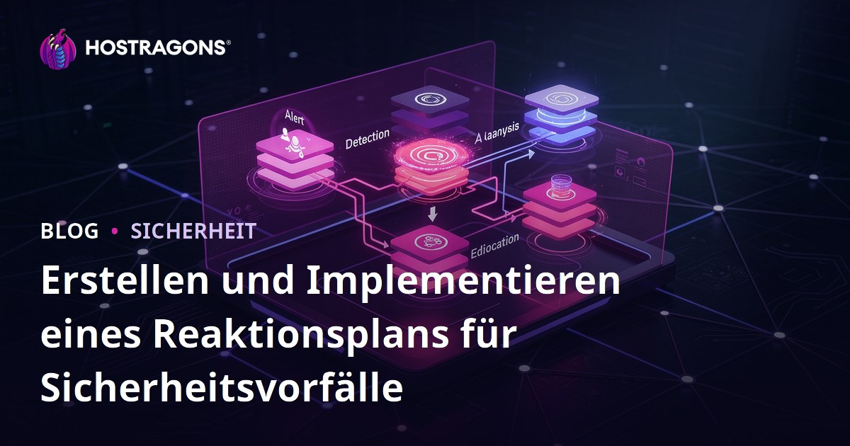 Erstellen und Implementieren eines Reaktionsplans für Sicherheitsvorfälle