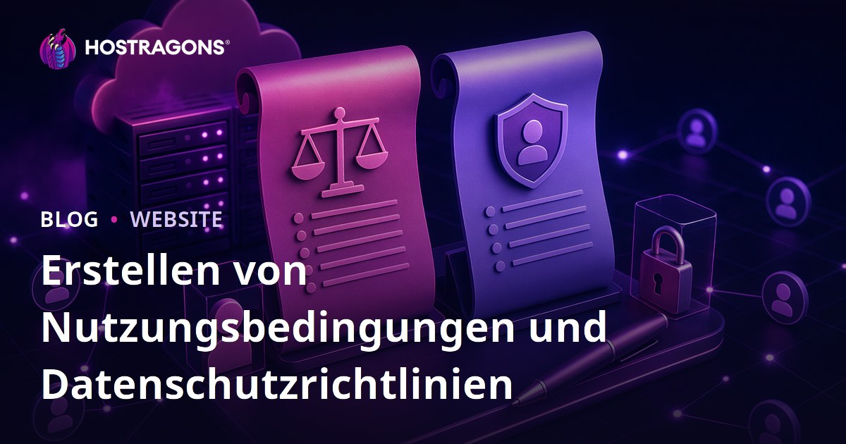 Erstellen von Nutzungsbedingungen und Datenschutzrichtlinien