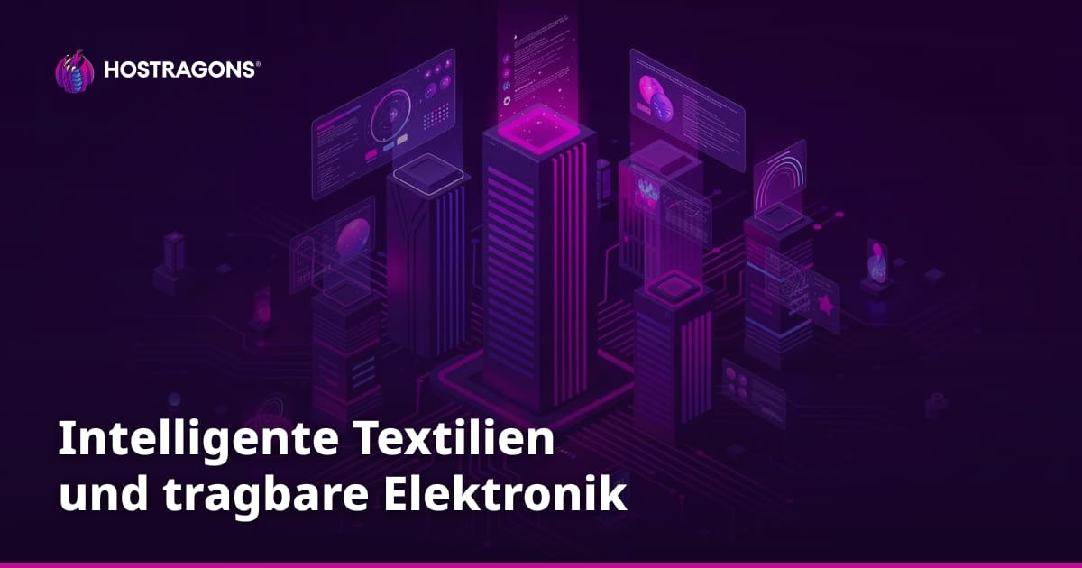 Intelligente Textilien und tragbare Elektronik