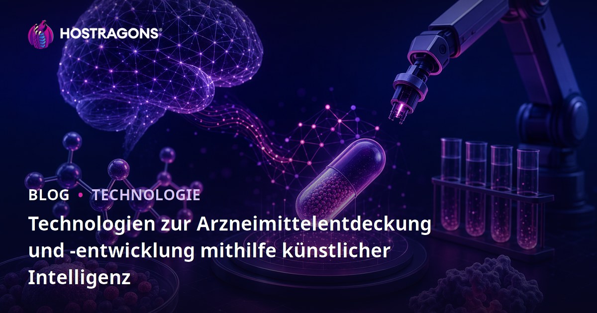 Technologien zur Arzneimittelentdeckung und -entwicklung mithilfe künstlicher Intelligenz