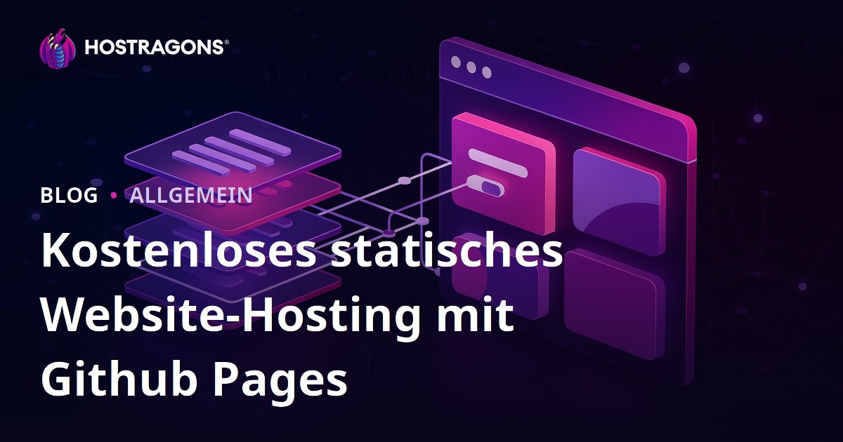 Kostenloses statisches Website-Hosting mit Github Pages