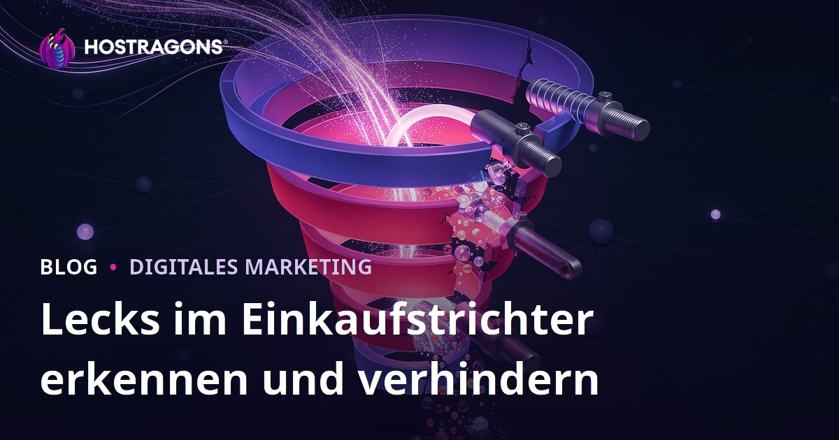 Lecks im Einkaufstrichter erkennen und verhindern