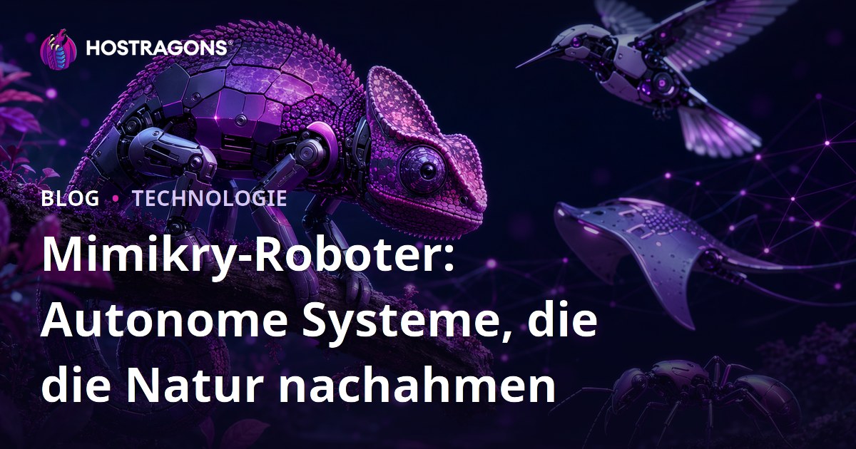Mimikry-Roboter: Autonome Systeme, die die Natur nachahmen