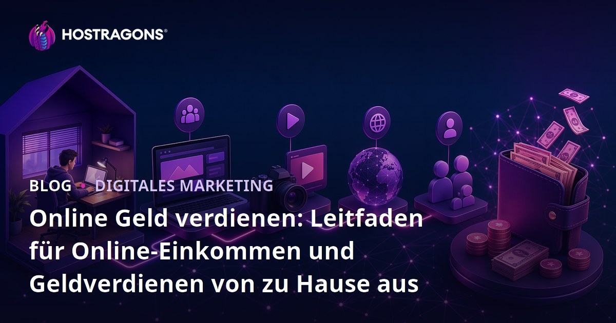 Online Geld verdienen: Leitfaden für Online-Einkommen und Geldverdienen von zu Hause aus