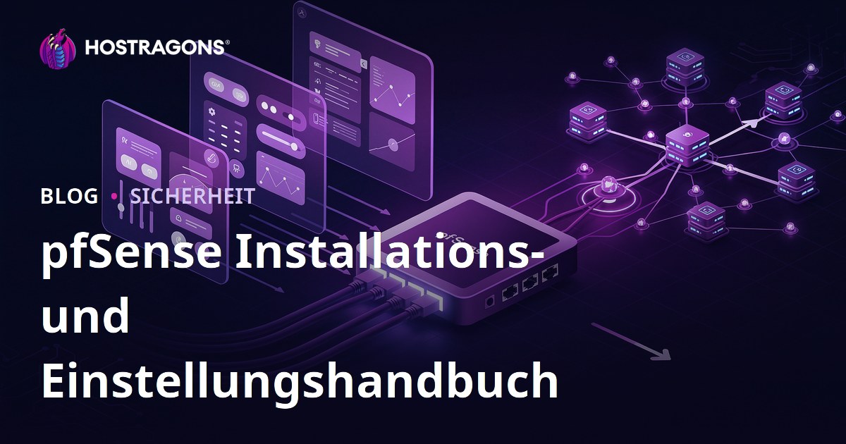 pfSense Installations- und Einstellungshandbuch