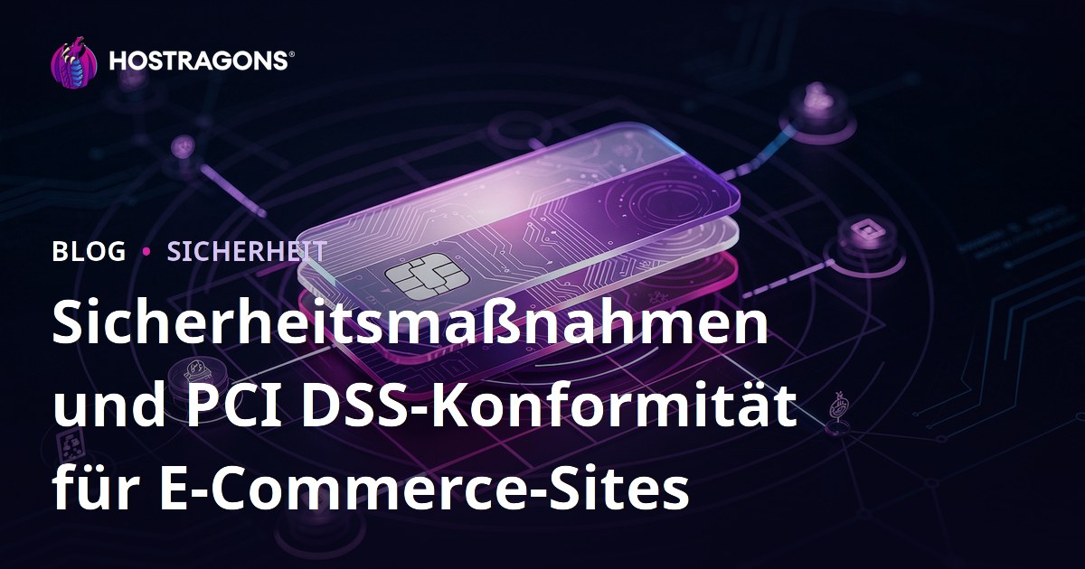 Sicherheitsmaßnahmen und PCI DSS-Konformität für E-Commerce-Sites