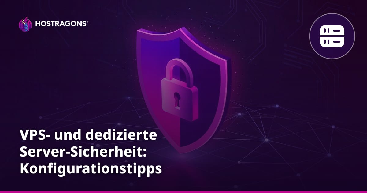 VPS- und dedizierte Server-Sicherheit: Konfigurationstipps
