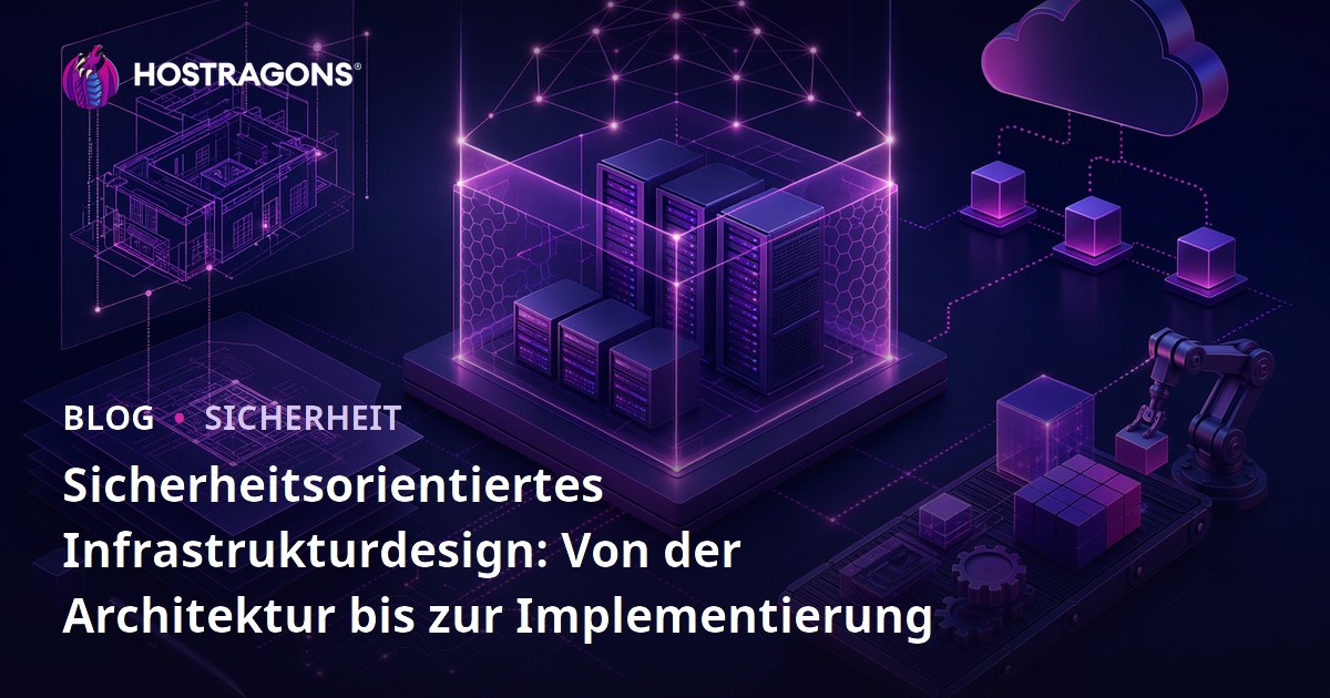 Sicherheitsorientiertes Infrastrukturdesign: Von der Architektur bis zur Implementierung
