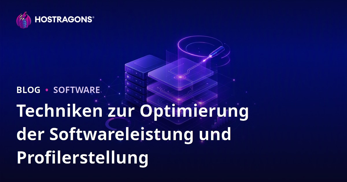 Techniken zur Optimierung der Softwareleistung und Profilerstellung