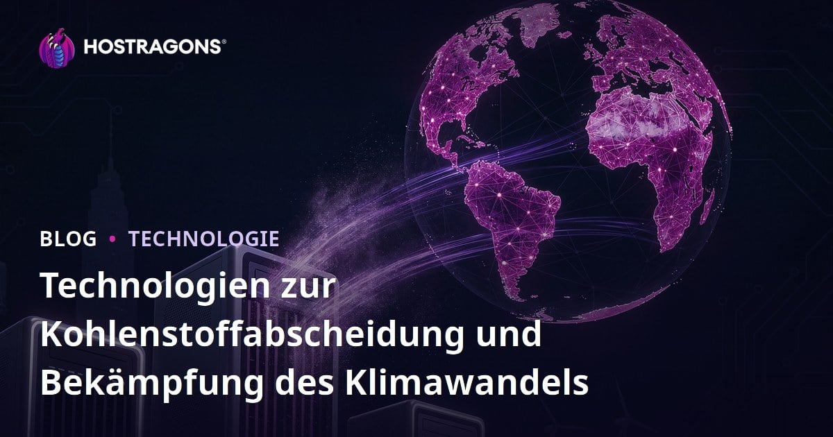 Technologien zur Kohlenstoffabscheidung und Bekämpfung des Klimawandels