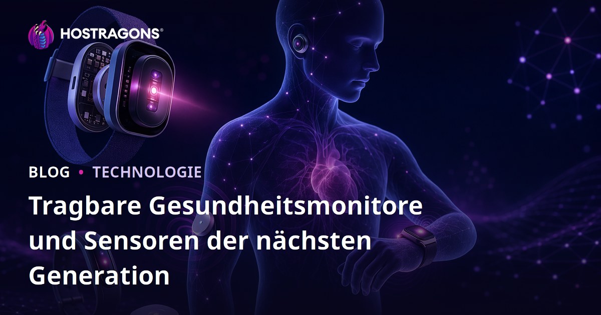 Tragbare Gesundheitsmonitore und Sensoren der nächsten Generation