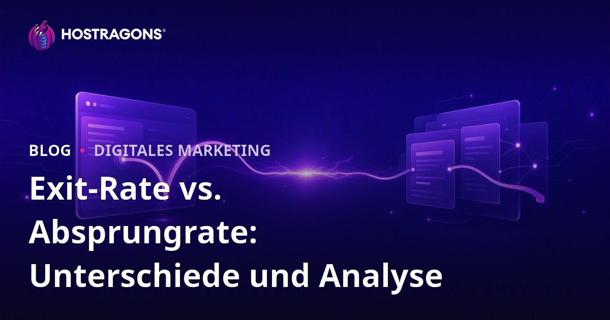 Exit-Rate vs. Absprungrate: Unterschiede und Analyse