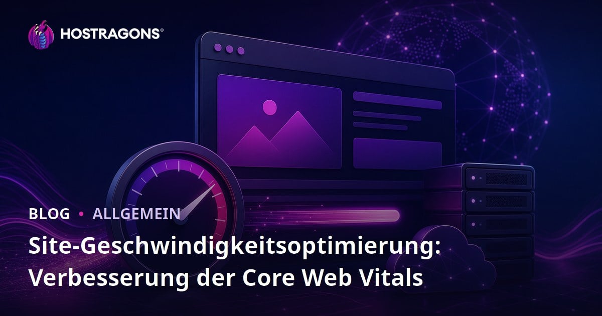 Site-Geschwindigkeitsoptimierung: Verbesserung der Core Web Vitals