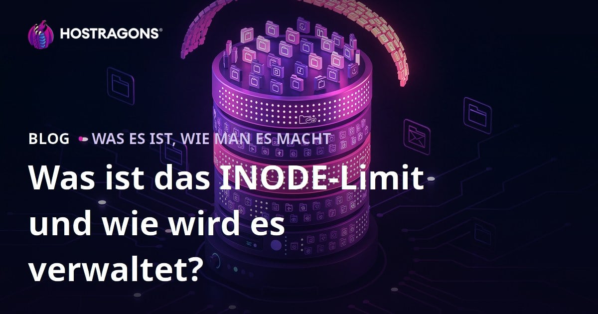 Was ist das INODE-Limit und wie wird es verwaltet?