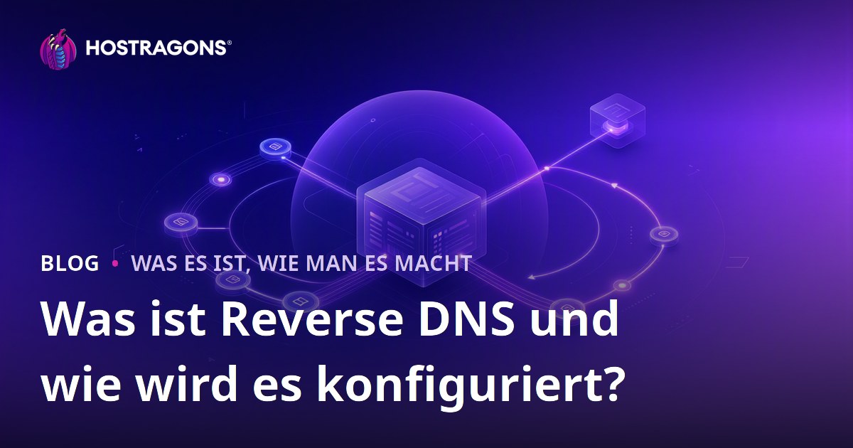 Was ist Reverse DNS und wie wird es konfiguriert?
