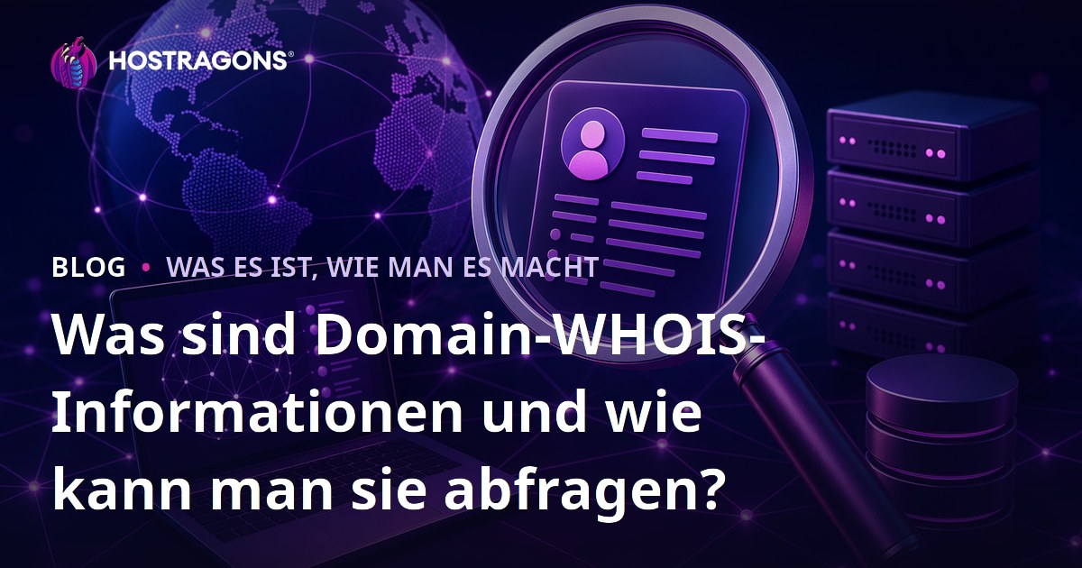 Was sind Domain-WHOIS-Informationen und wie kann man sie abfragen?