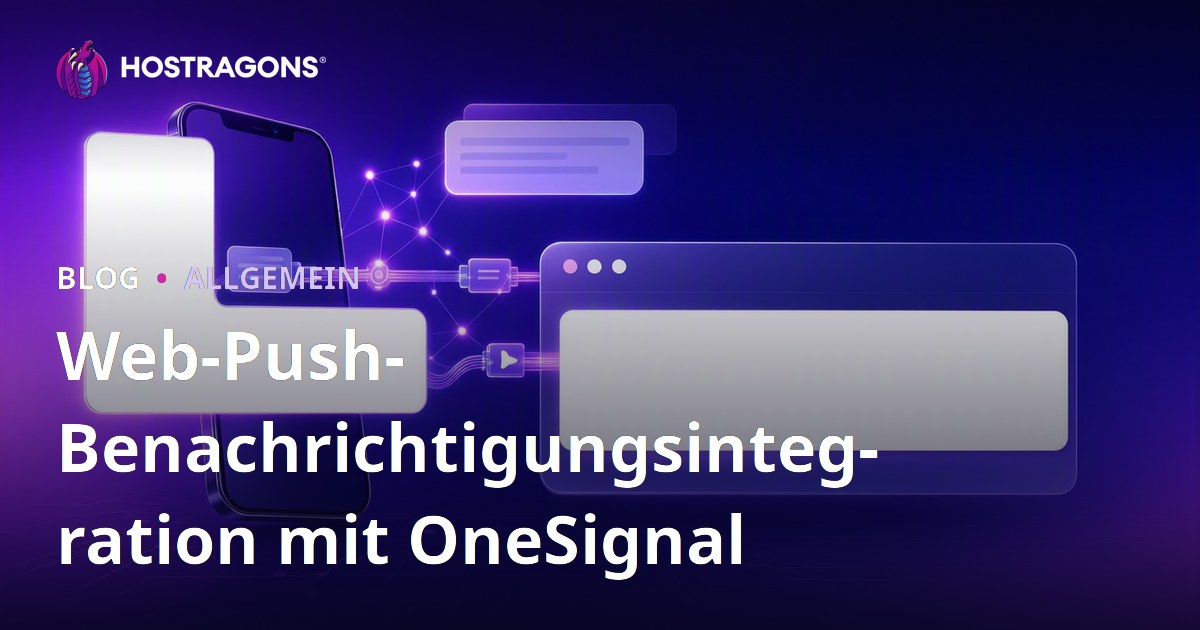 Web-Push-Benachrichtigungsintegration mit OneSignal
