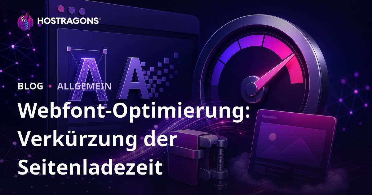 Webfont-Optimierung: Verkürzung der Seitenladezeit