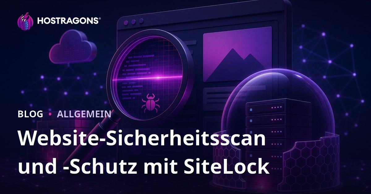 Website-Sicherheits-Scan und Schutz mit SiteLock