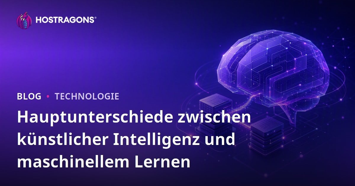 Hauptunterschiede zwischen künstlicher Intelligenz und maschinellem Lernen
