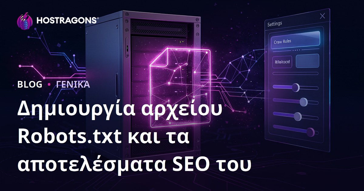Δημιουργία αρχείου Robots.txt και τα αποτελέσματα SEO του