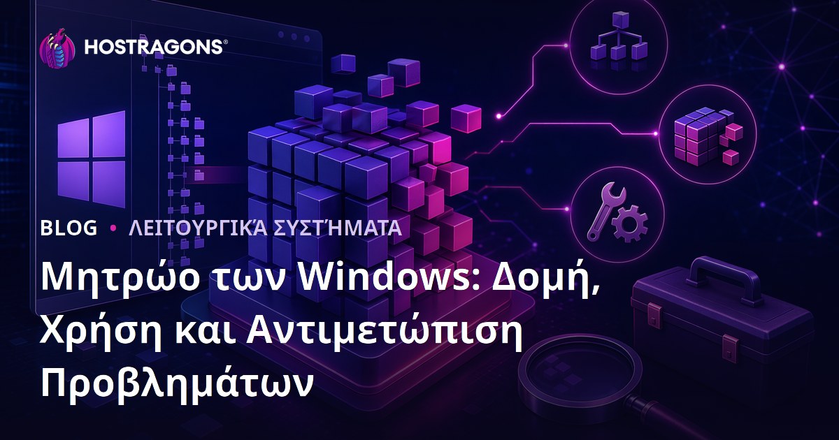 Μητρώο των Windows: Δομή, Χρήση και Αντιμετώπιση Προβλημάτων