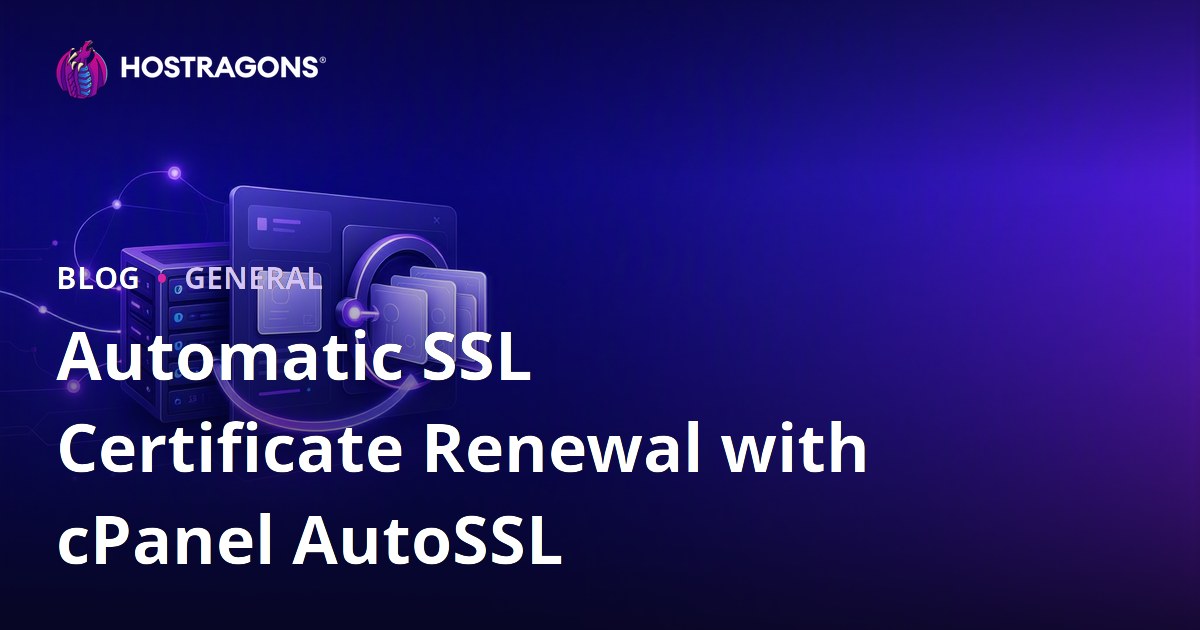 Automatic SSL Certificate Renewal with cPanel AutoSSL