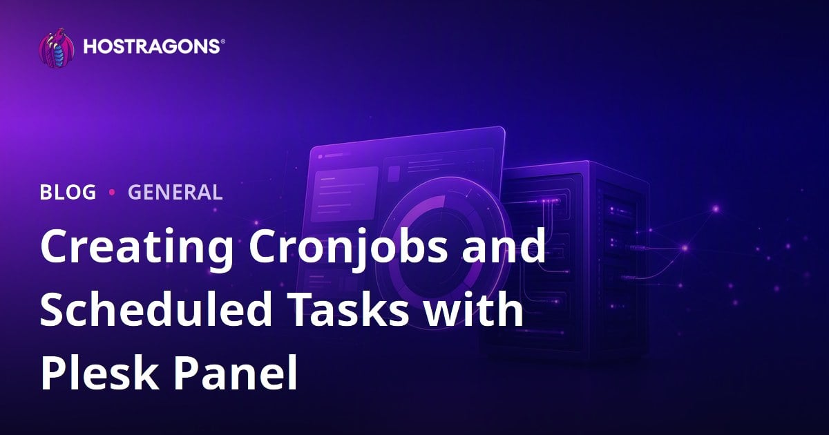 Creating Cronjobs and Scheduled Tasks with Plesk Panel