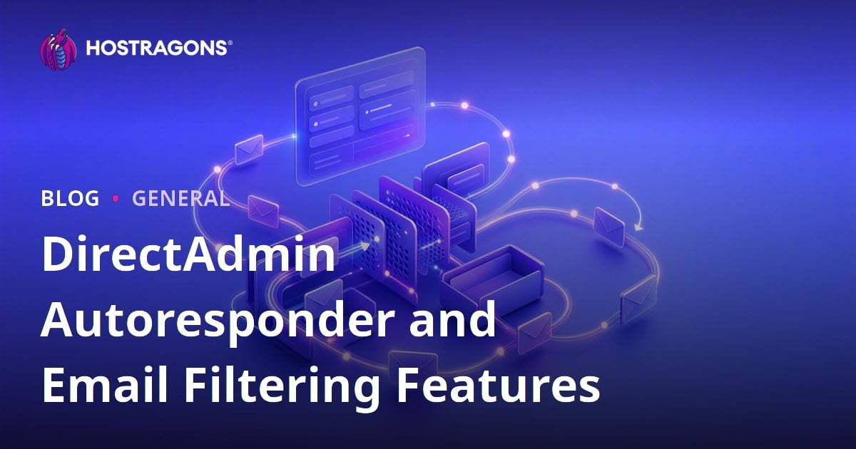 DirectAdmin Autoresponder and Email Filtering Features